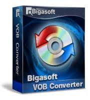 Bigasoft products for Windows: VOB Converter, Video Converter, iPod.
